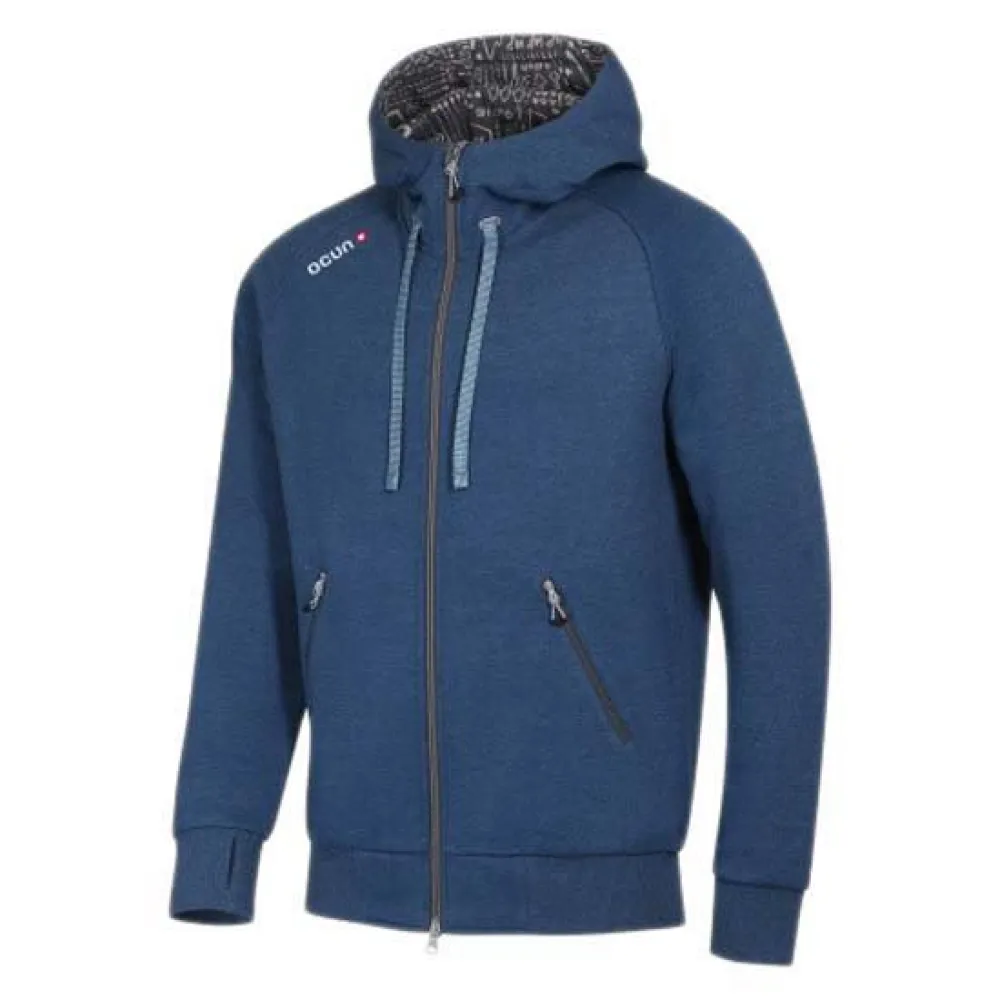 Ocun Sweatshirt Met Rits Blauw