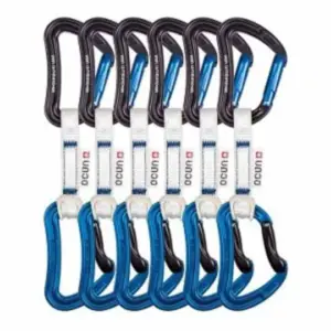 Ocun Raven Qd Bio-dyn-ring 15 Mm 6 Units Quickdraw Blauw