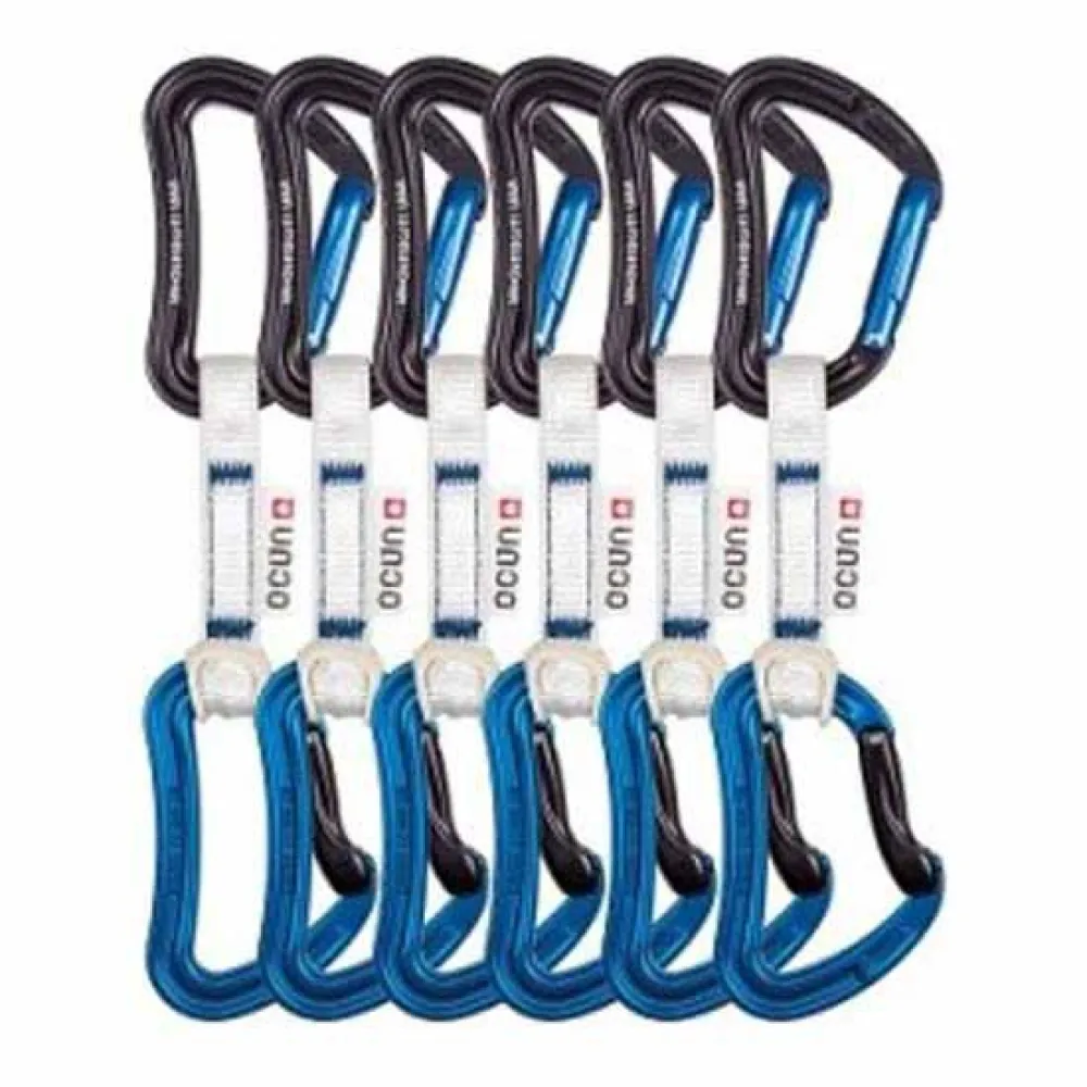 Ocun Raven Qd Bio-dyn-ring 15 Mm 6 Units Quickdraw Blauw