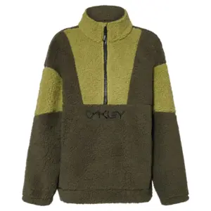 Oakley Apparel Tnp Ember Rc Fleece Met Halve Rits New Dark Brush / Fern