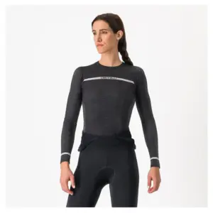 Castelli Merino Lange Mouwen Basislaag Zwart
