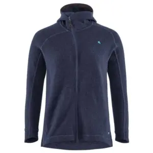 KlÄttermusen Balder Hoodie Fleece Met Volledige Rits Blauw