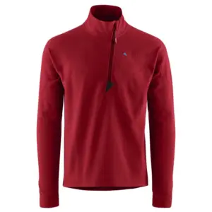 KlÄttermusen Sigyn Sweatshirt Met Halve Rits Burnt Russet
