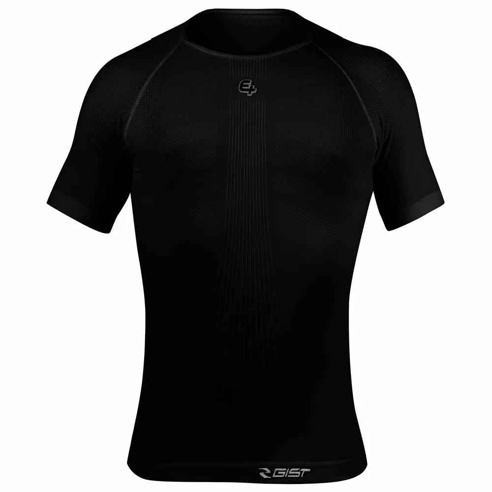 Gist E+ Microfibre Korte Mouwen Basislaag Zwart