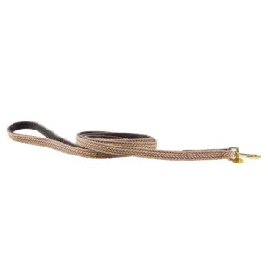 Kentucky Nylon Plaited Hondenriem 12 Mm Beige
