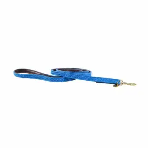Kentucky Nylon Plaited Hondenriem 12 Mm Blauw