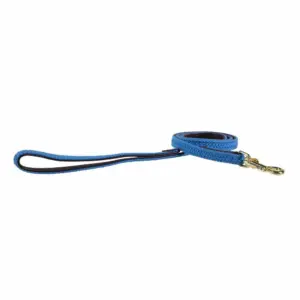 Kentucky Nylon Plaited Hondenriem 15 Mm Blauw