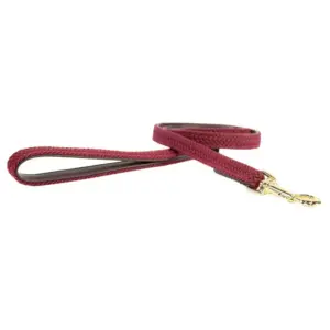Kentucky Nylon Plaited Hondenriem 15 Mm Rood