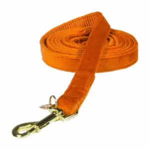 Kentucky Velvet Hondenriem 15 Mm Oranje