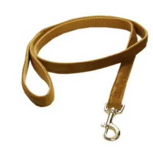 Kentucky Velvet Hondenriem 20 Mm Mustard