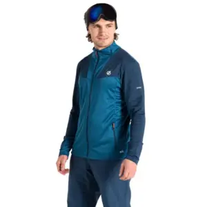 Dare2b Substratum Iii Core Stretch Sweatshirt Met Rits Blauw