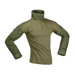 Invadergear Combat T-shirt Met Lange Mouwen Od