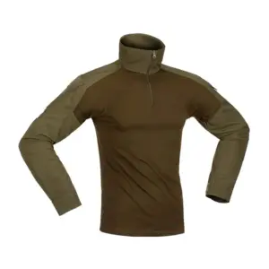 Invadergear Combat T-shirt Met Lange Mouwen Groen