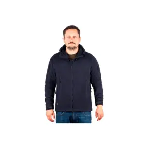 Outrider Tactical Windblock Fleece Met Kap Blauw