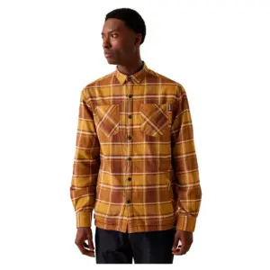 Regatta Thamos Overhemd Met Lange Mouwen Cumin / Bourbon Check