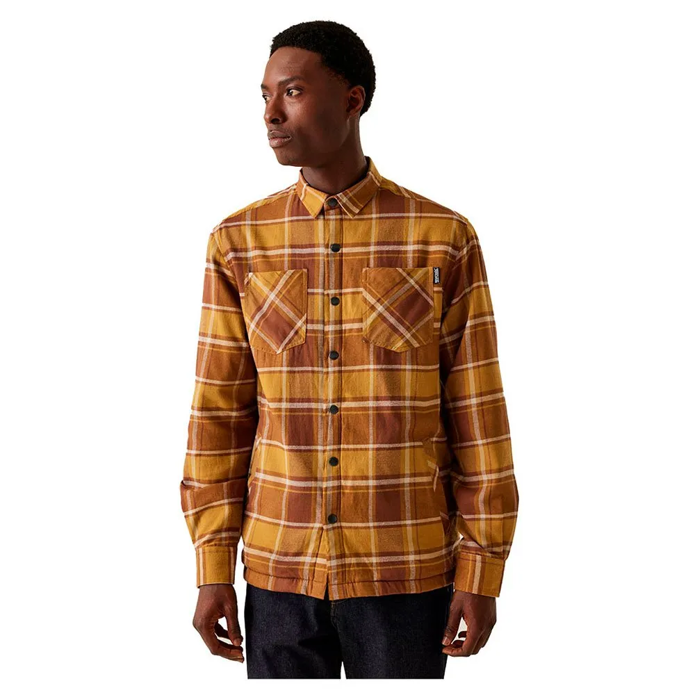 Regatta Thamos Overhemd Met Lange Mouwen Cumin / Bourbon Check