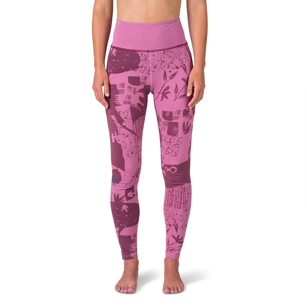 Rafiki Ceillac Ctn Leggings Rose Wine