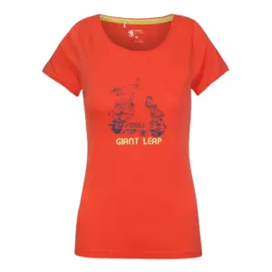 Rafiki Jay T-shirt Met Korte Mouwen Koraal