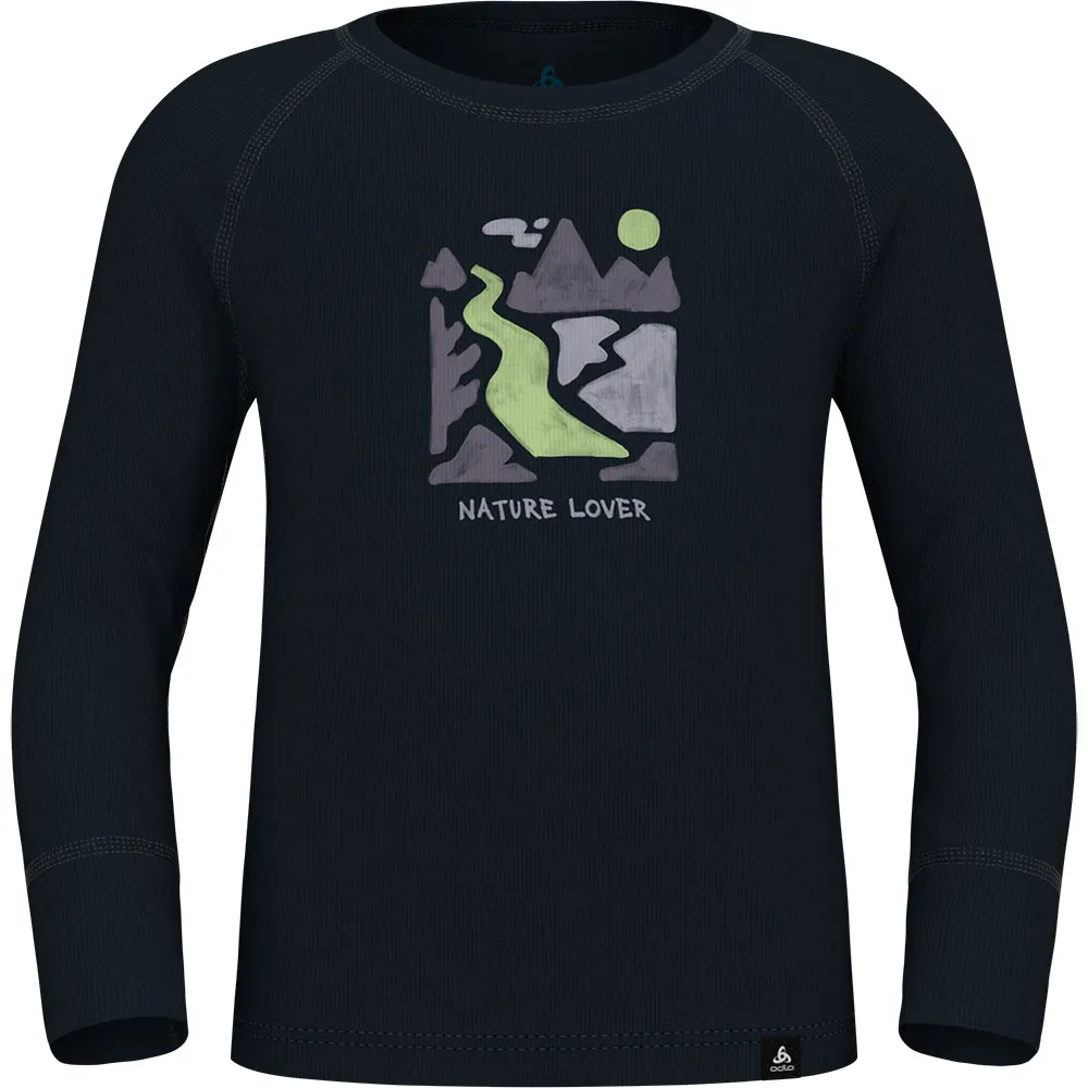 Odlo Active Warm Lange Mouwen Basislaag Dark Sapphire