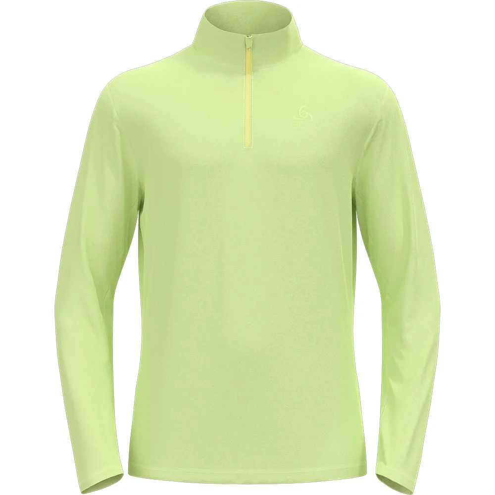 Odlo Berra Fleece Met Halve Rits Shadow Lime