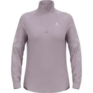 Odlo Berra Graphic Fleece Met Halve Rits Grijs
