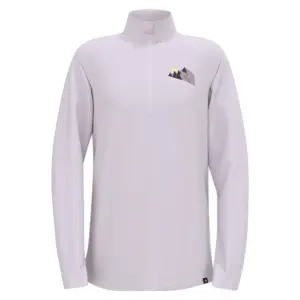 Odlo Berra Graphic Fleece Met Halve Rits Misty Lilac
