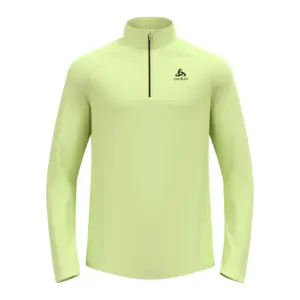 Odlo Besso Fleece Met Halve Rits Shadow Lime