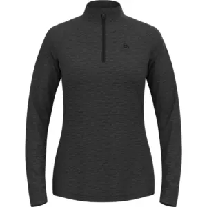 Odlo Essentials Cw 200 Fleece Met Halve Rits Zwart