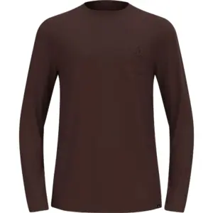 Odlo Merino 200 Pocket Lange Mouwen Basislaag Fudge