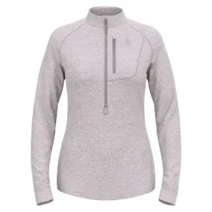 Odlo Tencia Fleece Met Halve Rits Misty Lilac Melange