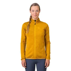 Hannah Dagnys Fleece Met Volledige Rits Geel