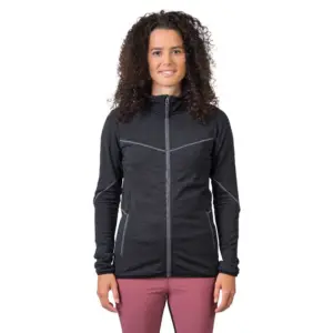 Hannah Dagnys Hoody Fleece Met Volledige Rits Antraciet