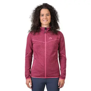 Hannah Dagnys Hoody Fleece Met Volledige Rits Honeysuckle Mel I