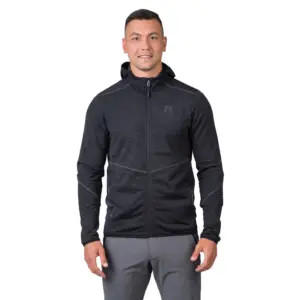 Hannah Damar Hoody Fleece Met Volledige Rits Antraciet