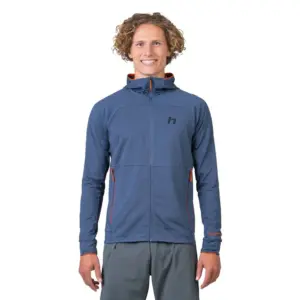 Hannah Ethan Hoody Fleece Met Volledige Rits Bering Sea Mel