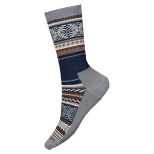 Smartwool Everyday Cozy Fair Isle Sweater Crewsokken Grijs