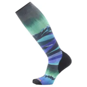 Smartwool Ski Targeted Cushion Compression Print Otc Sokken Zwart