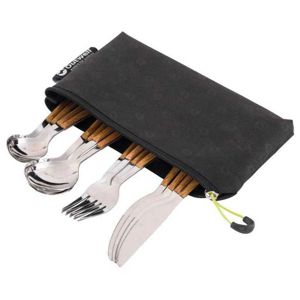 Outwell Pouch Deluxe Bestekset Bruin
