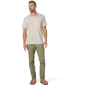 Royal Robbins Hempline Spaced Overhemd Met Korte Mouwen Blended Undyed