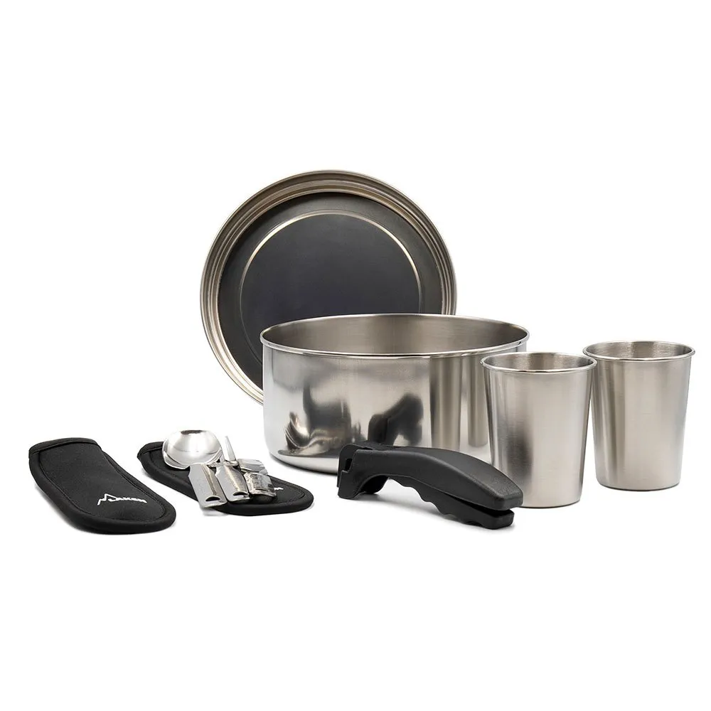 Laken Campingset 20 Cm Zilver