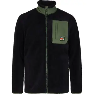 Protest Load Fleece Met Volledige Rits Zwart