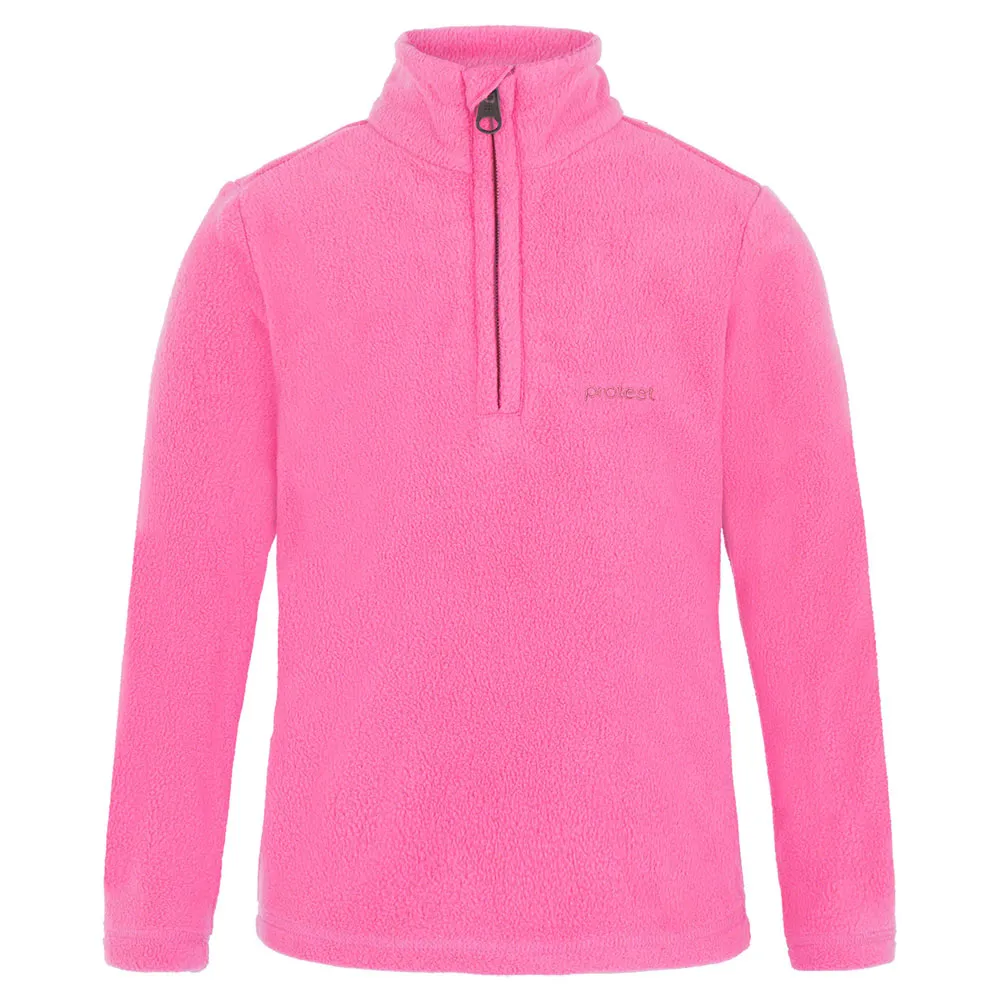 Protest Mute Fleece Met Halve Rits Roze