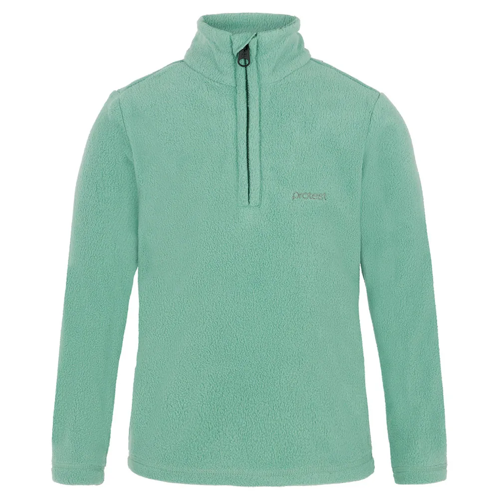 Protest Mute Fleece Met Halve Rits Groen
