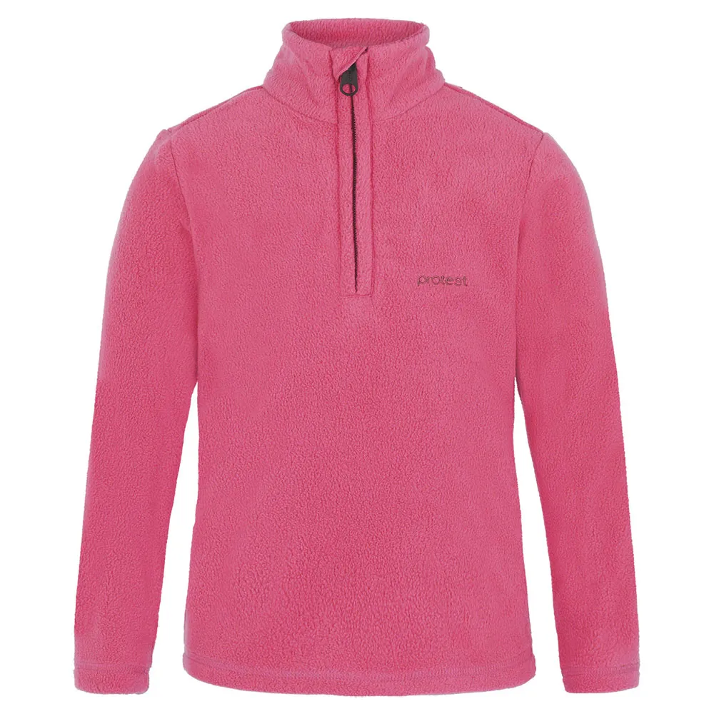 Protest Mute Fleece Met Halve Rits Rose Dust