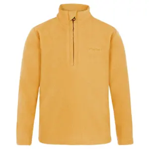 Protest Perfect Fleece Met Halve Rits Geel