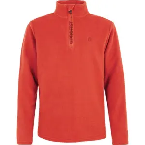 Protest Perfecty Fleece Met Halve Rits Oranje