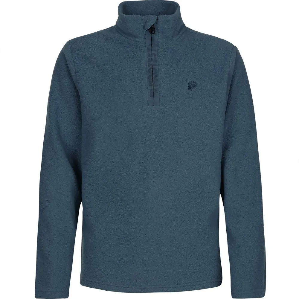 Protest Perfecty Fleece Met Halve Rits Blauw