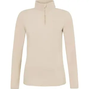 Protest Refabriz Fleece Met Halve Rits Beige