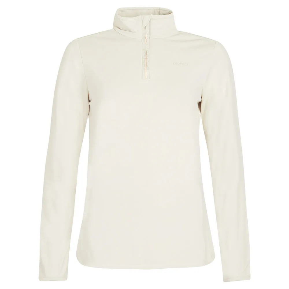 Protest Refabriz Fleece Met Halve Rits Creme