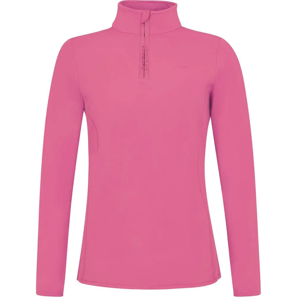 Protest Refabriz Fleece Met Halve Rits Rose Dust